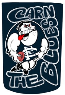 Carlton Carna Blues Stubby Holder FREE POST WITHIN AUSTRALIA